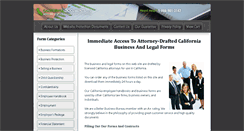 Desktop Screenshot of cabusinessforms.com